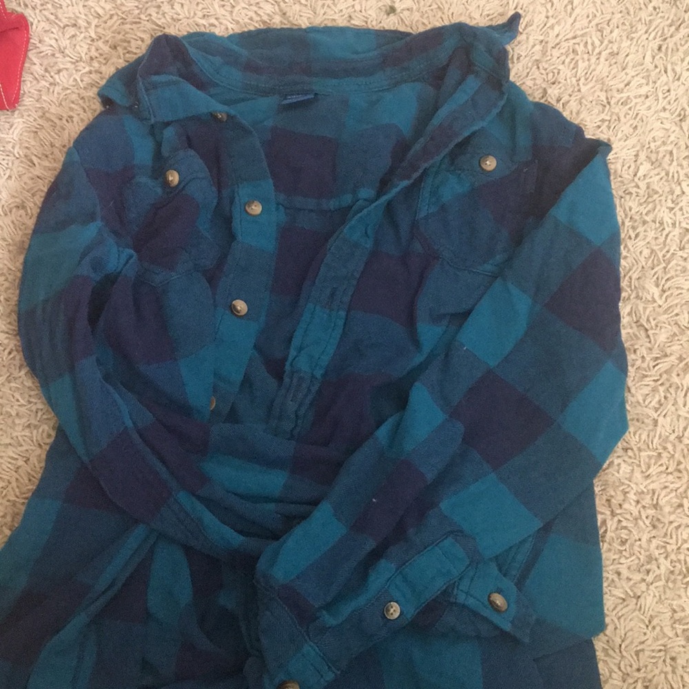 Blue flannel